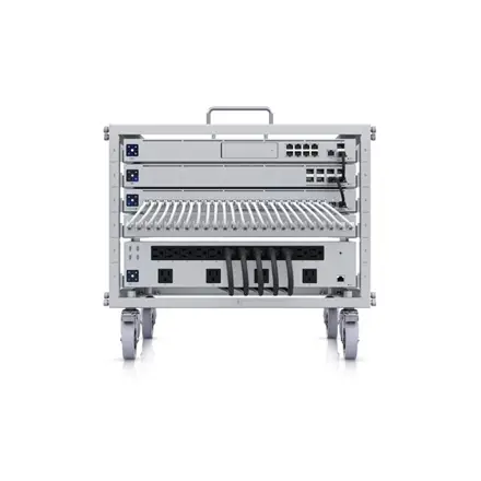 Ubiquiti U-Rack-6U-TL Toolless Mini Rack 6U 24-Port Blank Keystone Patch Panel