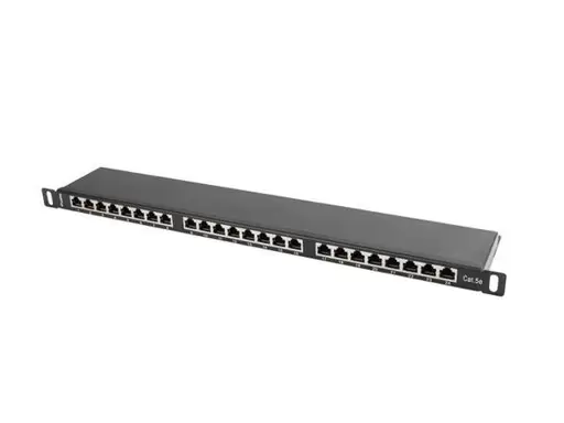 LANBERG PPS5-0024-B Patch Panel 24 port 0.5U cat. 5e shielded black
