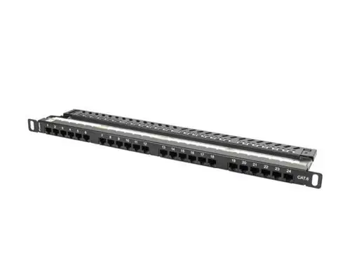 LANBERG PPU6-0024-B Patch Panel 24 port 0.5U cat. 6 black