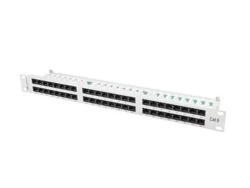 LANBERG PPU6-1048-S Patch Panel 48 port 1U cat. 6 grey