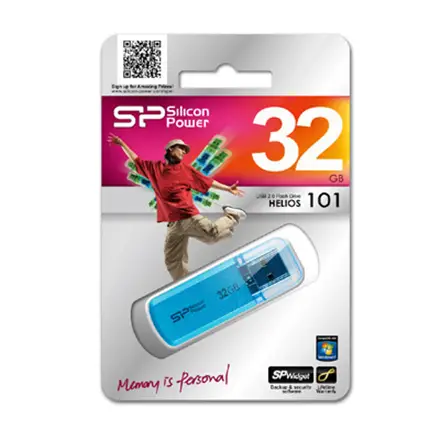 SILICON POWER memory USB Helios 101 32GB USB 2.0 Blue – 2