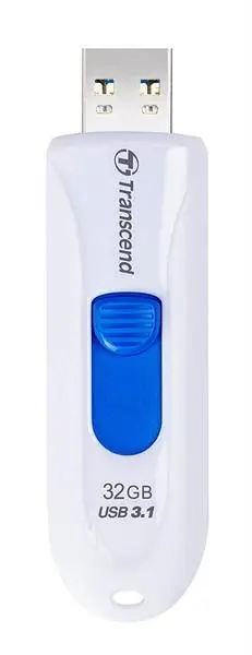 TRANSCEND JetFlash 790W 32GB USB 3.1 Gen 1 Flash Drive 100MB/s white – 3