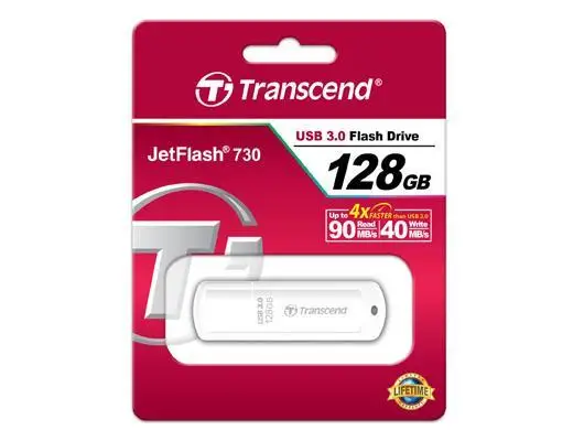 TRANSCEND JetFlash 730 128GB USB 3.0 – 5