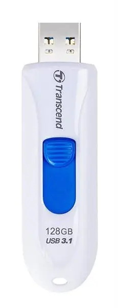 TRANSCEND JetFlash 790W 128GB USB 3.1 Gen 1 Flash Drive 100MB/s white – 5