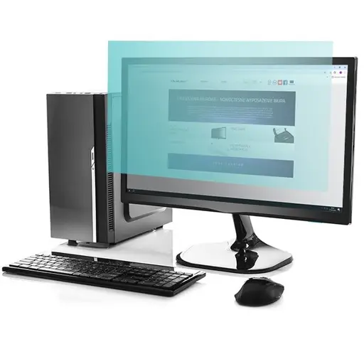 Qoltec 51049 Anti Blue Light filtras 27"